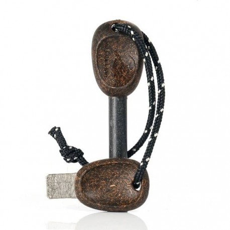 سنگ چخماق لایت مای فایر مدل Swedish FireSteel BIO army رنگ قهوه ای