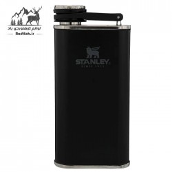 فلاسک کتابی 230 میلی لیتری استنلی کلاسیک مدل Classic Wide Mounth Flask .23L رنگ مشکی