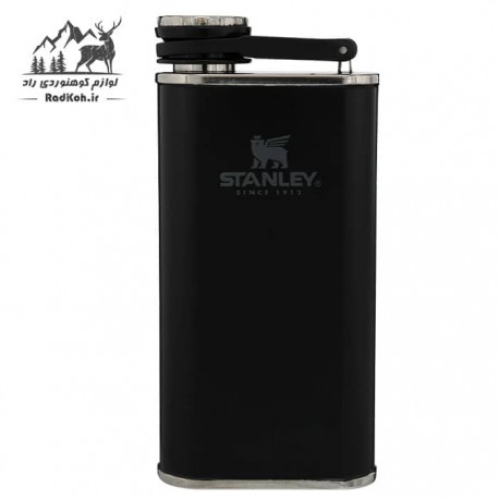 فلاسک کتابی 230 میلی لیتری استنلی کلاسیک مدل Classic Wide Mounth Flask .23L رنگ مشکی