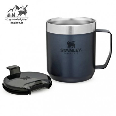 ماگ کوهنوردی 35ml کلاسیک استنلی مدل Camp Mug .35L رنگ سرمه ای
