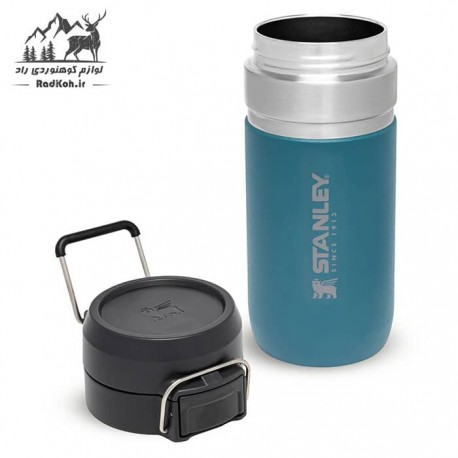 ماگ سفری استنلی مدل Water Bottle 0.47L رنگ آبی فیروزه ای