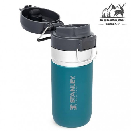 ماگ سفری استنلی مدل Water Bottle 0.47L رنگ آبی فیروزه ای