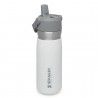ماگ سفری استنلی مدل Flip Straw Water Bottle 0.65L رنگ سفید