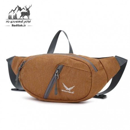 کیف کمری کوهنوردی 2 لیتر اسنوهاک کد 6037 رنگ قهوه ای	