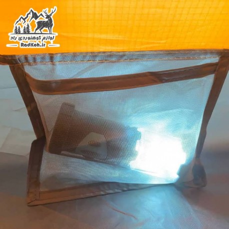 چادر کوهنوردی دو نفره کله گاوی مدل PKN K2001 رنگ نارنجی