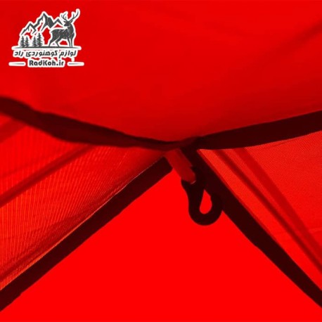 چادر کوهنوردی دو نفره کله گاوی مدل PKN K2001 رنگ قرمز