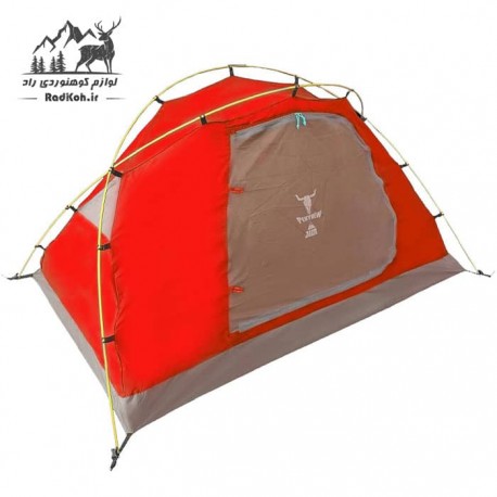 چادر کوهنوردی دونفره کله گاوی مدل PKN K2009 رنگ قرمز
