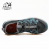 کفش مخصوص پیاده روی زنانه هامتو مدل 610049B-1 رنگ خاکستری/آبی فیروزه ای