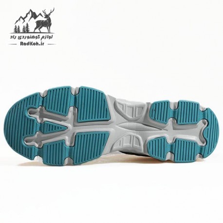 کفش هامتو زنانه مدل 610049B-1 رنگ خاکستری/آبی فیروزه ای