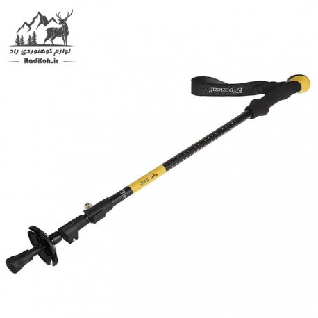 باتوم کوه نوردی کلیپسی اکسپوننت مدل ABD-3-8009 رنگ زرد