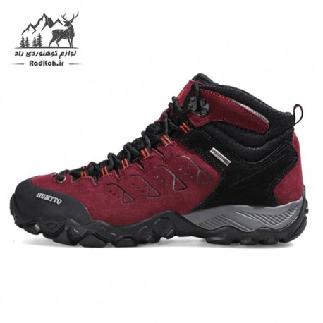 کفش کوهنوردی زنانه هامتو مدل 290027B-3 رنگ زرشکی