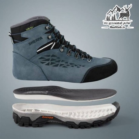 کفش پیاده روی شرپا مدل انرژی رنگ سرمه ای