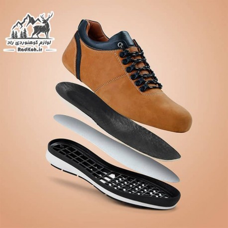 کفش شرپا مردانه مدل بولز رنگ طلایی