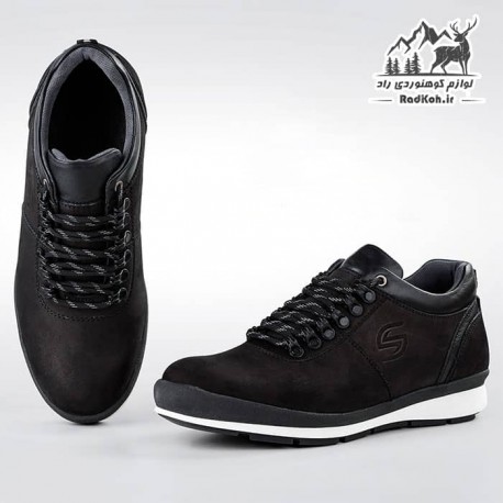 کفش مردانه پیاده روی شرپا مدل بولز رنگ مشکی