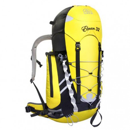 خرید کوله پشتی کوهنوردی 32+ لیتری قایا مدل ایلمان رنگ زرد مشکی