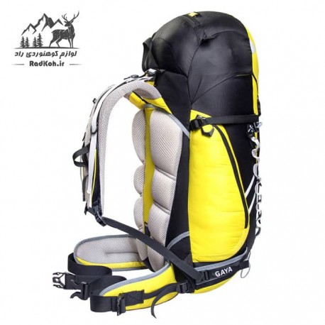 خرید کوله پشتی راحتی 32+ لیتری قایا مدل ایلمان رنگ زرد مشکی