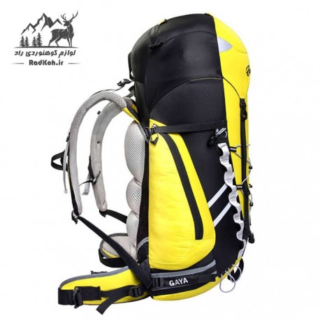 خرید کوله پشتی طبیعت گردی 32+ لیتری قایا مدل ایلمان رنگ زرد مشکی