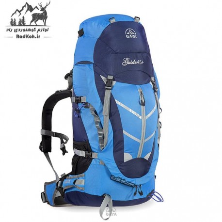 کوله پشتی کوهنوردی 45+ لیتری قایا مدل قاید رنگ آبی
