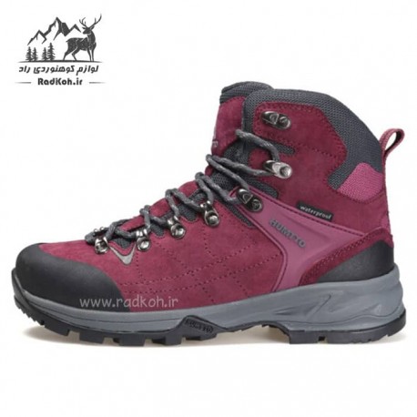 کفش کوهنوردی زنانه هامتو مدل 220922B-1 رنگ زرشکی