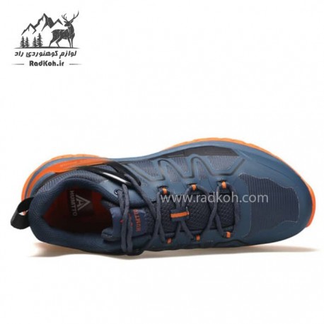 کفش رانینگ مردانه هومتو مدل humtto 120860A-3 رنگ خاکستری آبی