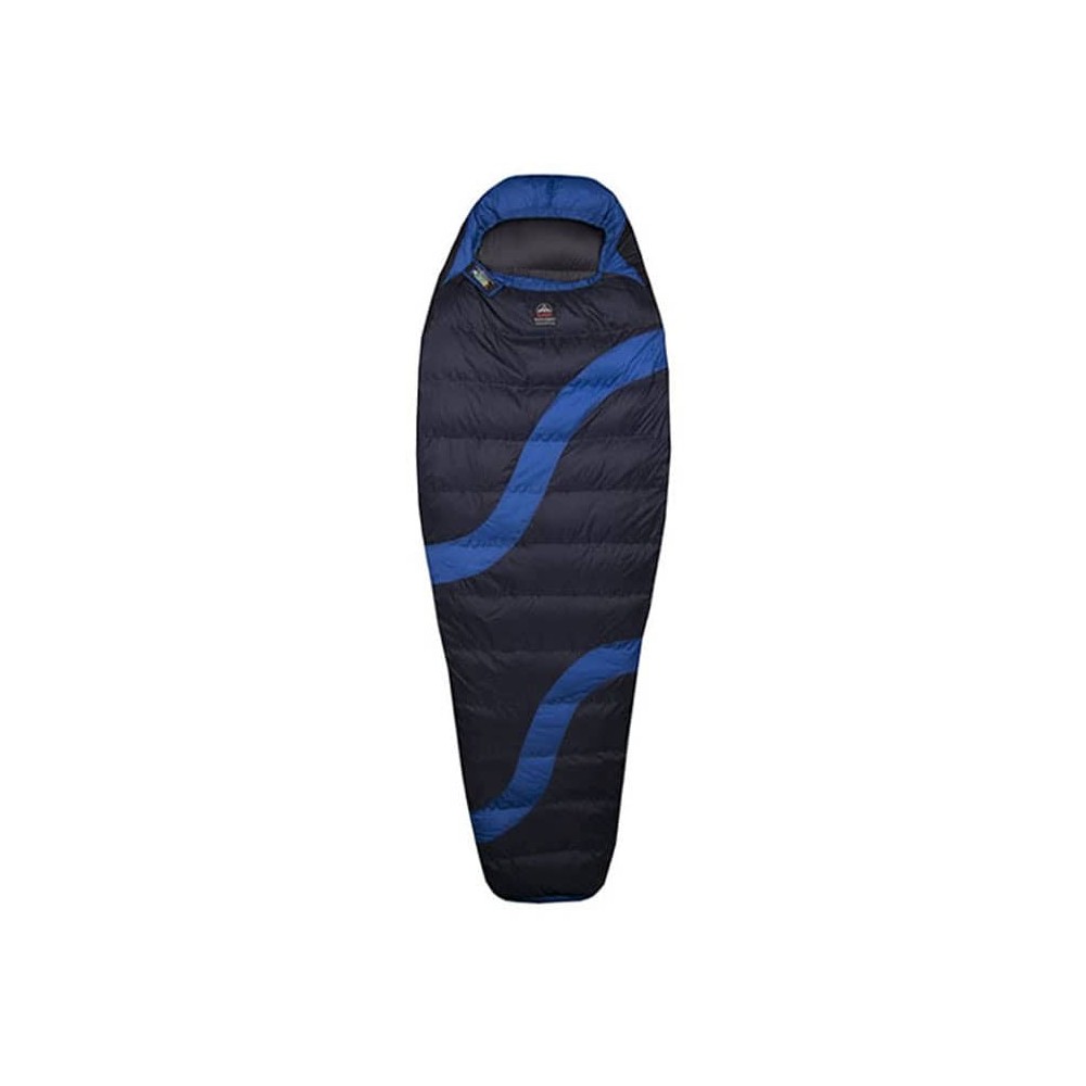 کیسه خواب پر کوهنوردی قایا مدل کامفورت لایت 550 رنگ آبی نفتی/مشکی