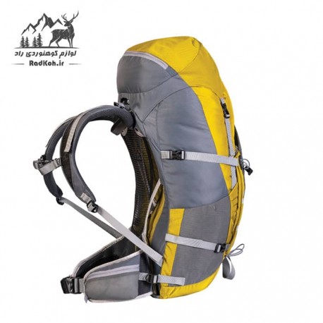 کوله پشتی راحتی 40 لیتری قایا مدل دنیز رنگ زرد