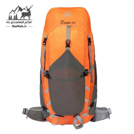 کوله پشتی کوهنوردی 40 لیتری قایا مدل دنیز رنگ نارنجی