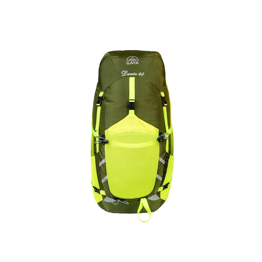 خرید کوله پشتی کوهنوردی 40 لیتری قایا مدل دنیز رنگ سبز فسفری