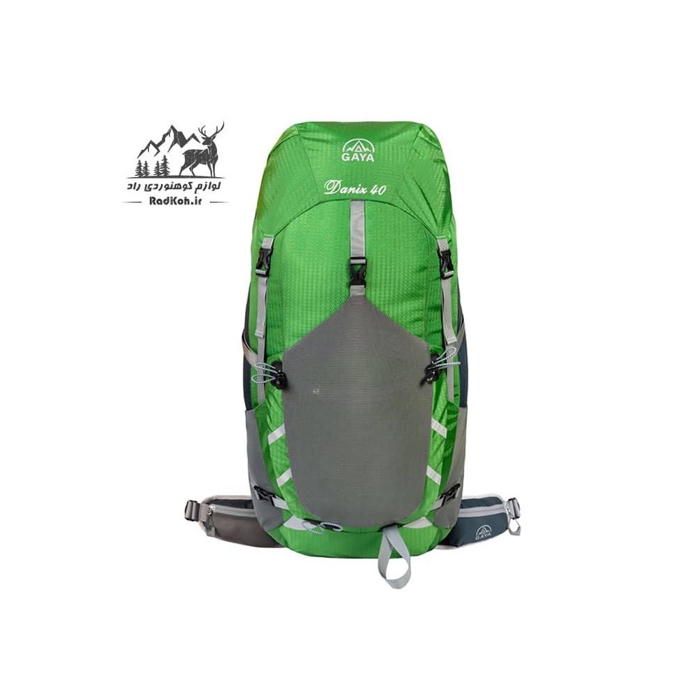 کوله پشتی کوهنوردی 40 لیتری قایا مدل دنیز رنگ سبز