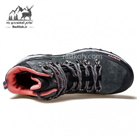 کفش طبیعت گردی زنانه هومتو مدل humtto 210696B-1 رنگ خاکستری تیره