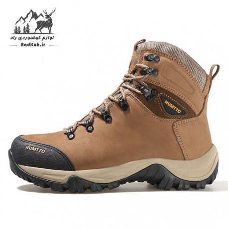 کفش ساقدار مردانه هامتو مدل 220865A-2 رنگ خاکی