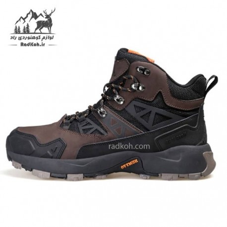 کفش کوهنوردی مردانه هامتو مدل 220214A-3 رنگ قهوه ای