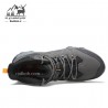 کفش کوهنوردی پیاده روی مردانه هامتو مدل humtto 220463A-2 رنگ خاکستری تیره