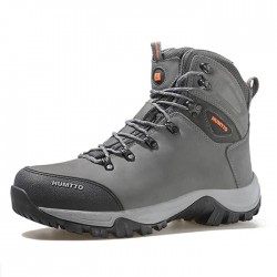  کفش کوهنوردی ساقدار مردانه هامتو مدل humtto 220865A-1 رنگ طوسی