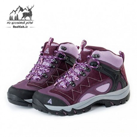 کفش کوهنوردی زنانه هامتو مدل 3689-3 رنگ زرشکی