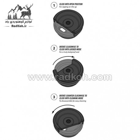 ماگ مسافرتی 470 میلی لیتری استنلی کلاسیک مدل stanley classic neverleak travel mug 0.47 L 