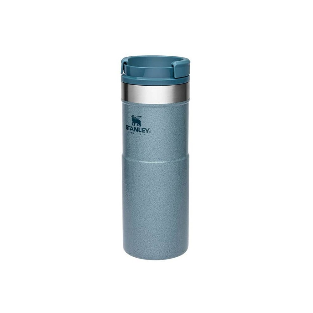 ماگ مسافرتی 470 میلی لیتری استنلی کلاسیک مدل stanley classic neverleak travel mug 0.47 L رنگ آبی
