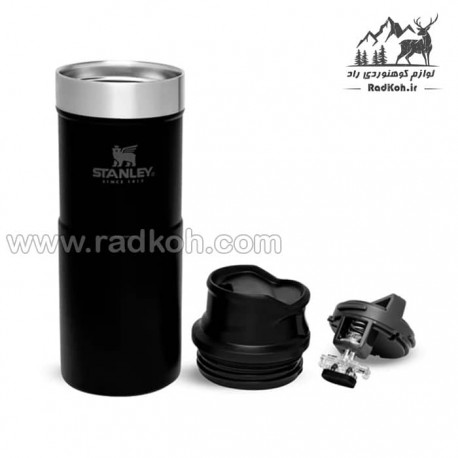 ماگ تریجر اکشن 350 میلی لیتری استنلی کلاسیک مدل stanley Classic Triggr Action Mug .35 L رنگ مشکی