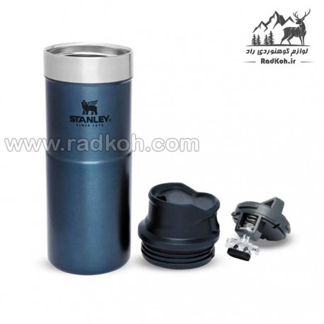 ماگ تریجر اکشن 350 میلی لیتری استنلی کلاسیک مدل stanley Classic Triggr Action Mug .35 L رنگ سرمه ای