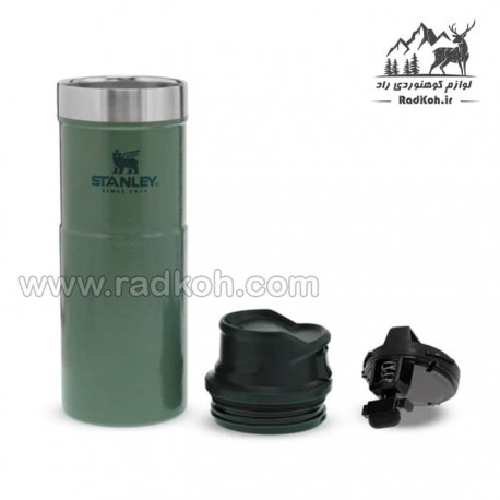 ماگ تریجر اکشن 470 میلی لیتری استنلی کلاسیک مدل stanley Triggr Action Mug 0.47 L رنگ سبز