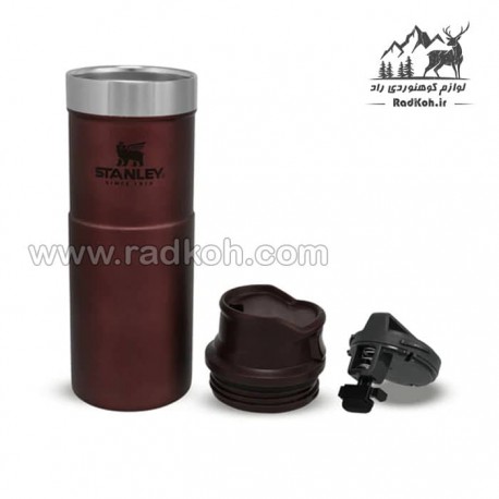 ماگ تریجر اکشن 470 میلی لیتری استنلی کلاسیک مدل stanley Triggr Action Mug 0.47 L رنگ زرشکی