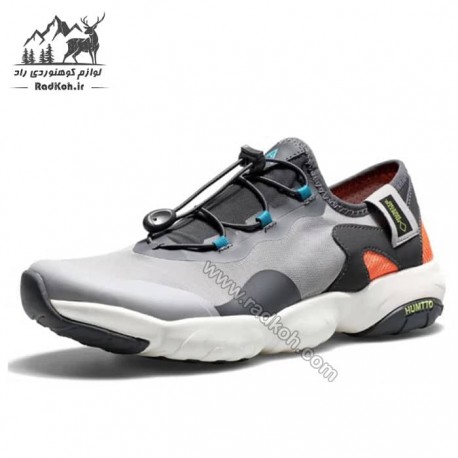 کفش پیاده روی مردانه هامتو مدل 320710A-1 رنگ طوسی/خاکستری تیره