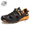 کفش پیاده روی مردانه هامتو 630261A-1 رنگ مشکی/نارنجی
