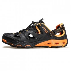 کفش مردانه هامتو کد humtto 630261A-1 رنگ مشکی/نارنجی