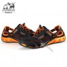کفش پیاده روی مردانه هامتو مدل humtto HT1605-3 رنگ مشکی/نارنجی