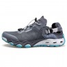کفش مردانه هامتو مدل 610395A-4 رنگ خاکستری تیره/آبی فیروزه ای