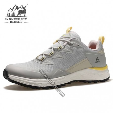 کفش پیاده روی مردانه هامتو مدل 130161A-2 رنگ طوسی روشن
