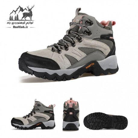 کفش طبیعت گردی زنانه هامتو مدل humtto 210361B-2 رنگ طوسی روشن