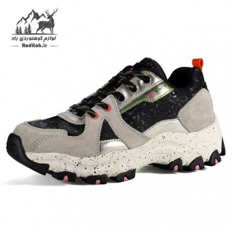 کفش پیاده روی زنانه هامتو مدل 310558B-1 رنگ بژ/مشکی