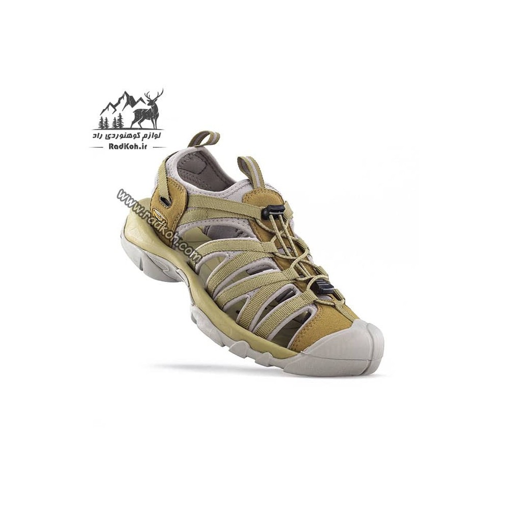 صندل جلو بسته مردانه اسنوهاک مدل SH-31 رنگ سبز/طوسی